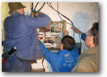 montage de l'armoire electrique