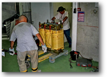 le transfo dans son local